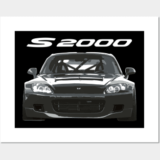 s2000 in black simplistic style Posters and Art